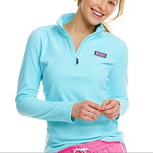 Vineyard Vines Performance Grid Fleece Quarter Zip